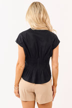 Women's Blouse with Breathable Linen Blend Fabric 4
