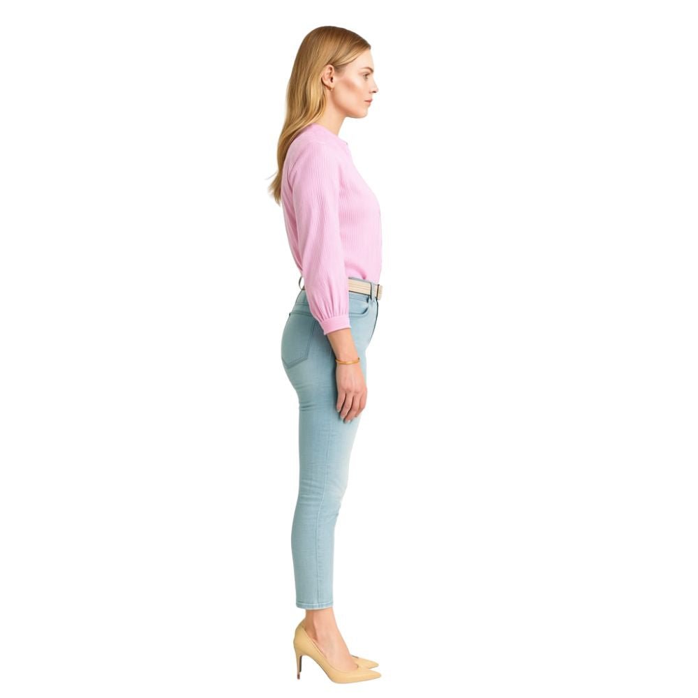 Women’s Cotton Ruffle Collar Bishop Sleeve Blouse – Elegant Long Sleeve Button Down Shirt for Work, Brunch & Smart Casual Outfits 5