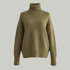 Women’s Luxury Cashmere Turtleneck Sweater – Oversized Ribbed Knit Soft Warm Winter Pullover for Elegant Minimalist & Quiet Luxury Style 8