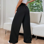 Women's Wide Leg Sweatpants with Stretch Fabric Flattering 1