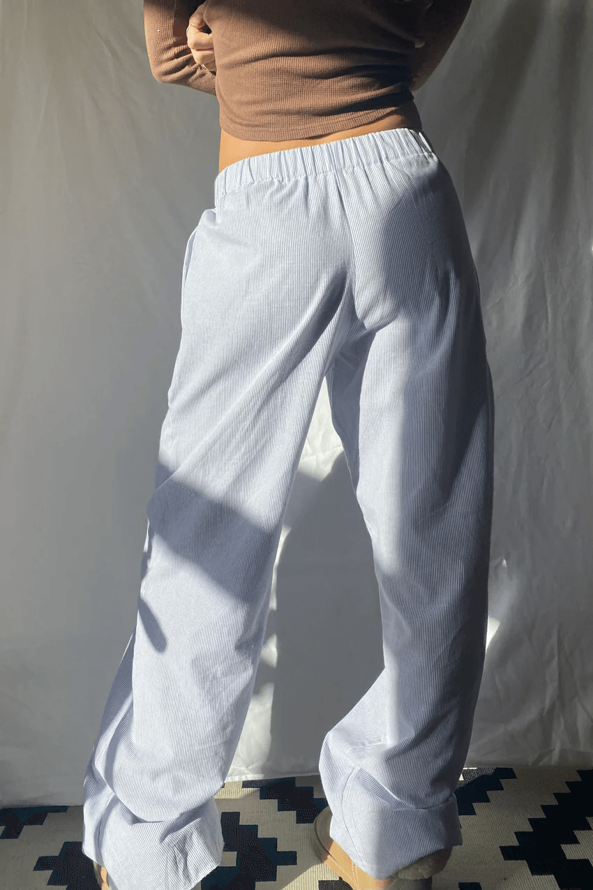 Women's Wide Leg Trousers with High-Waist and Pockets Comfortable 3