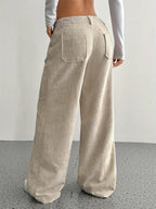 Women's Wide Leg Trousers with High-Waisted Fit Stylish Comfort 2