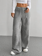 Women's Wide Leg Trousers with High-Waisted Fit Stylish Comfort 4