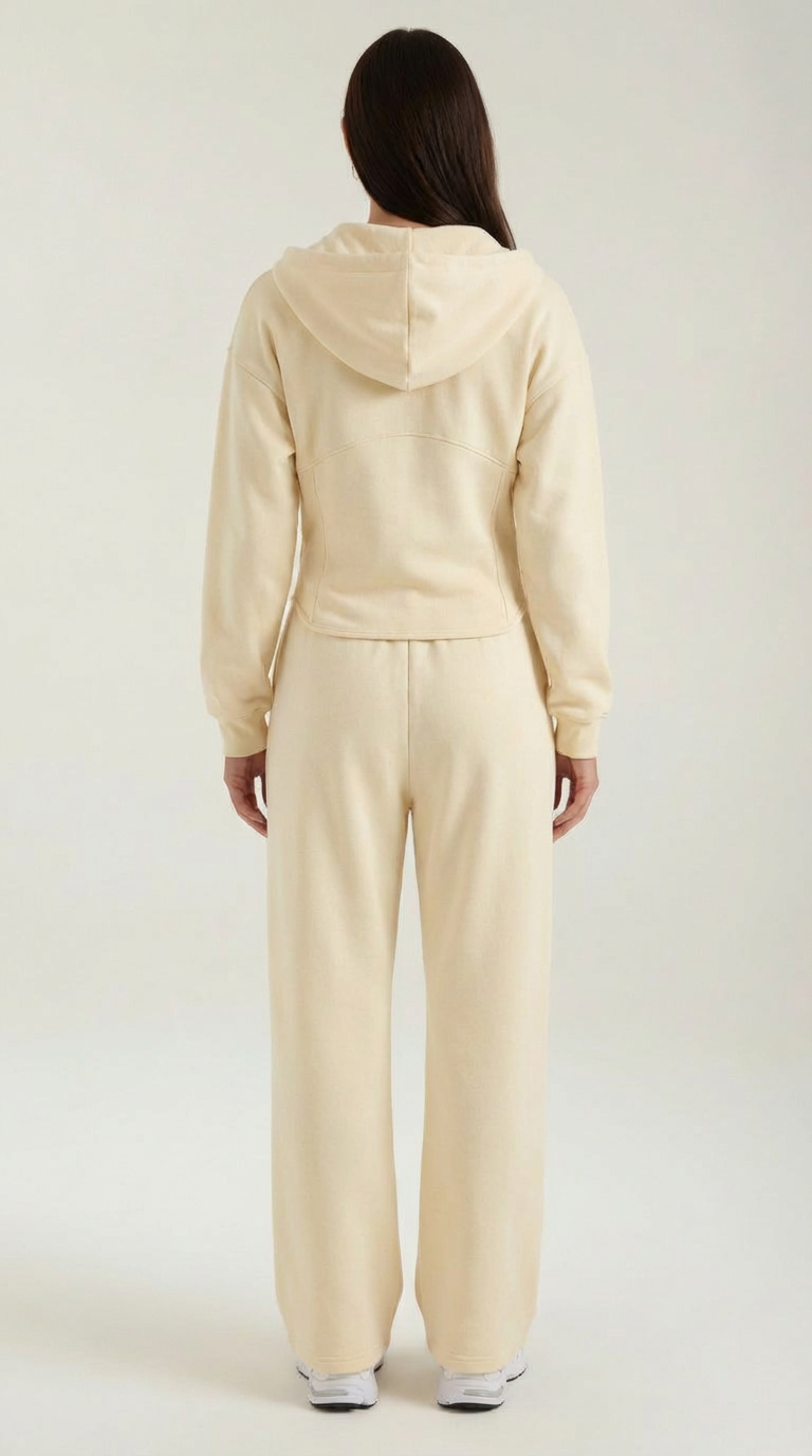 Yolanda Hoodie and Wide Leg Pants Set — Women’s 2 Piece Matching Loungewear Set Oversized Cozy Lounge Outfit 3